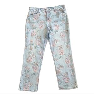 Laurie Felt Daisy Denim Relaxed Boyfriend Straight Leg Jeans